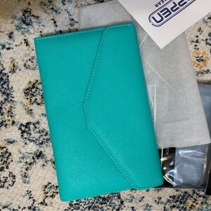 Turquoise Travel wallet